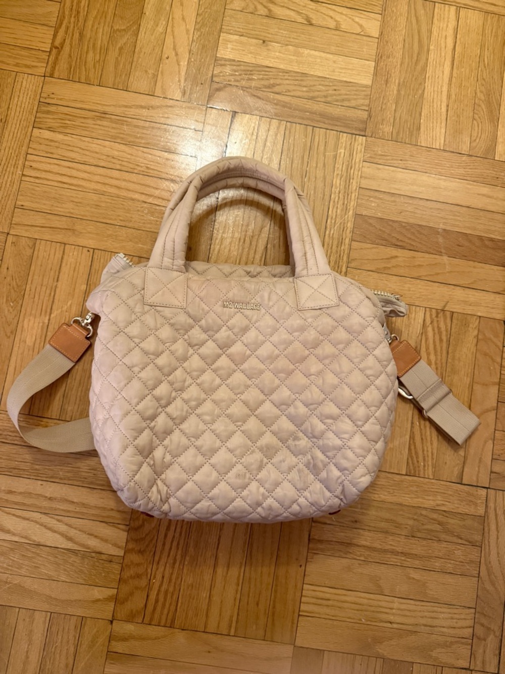 MZ Wallace Small Metro Tote Deluxe TAN